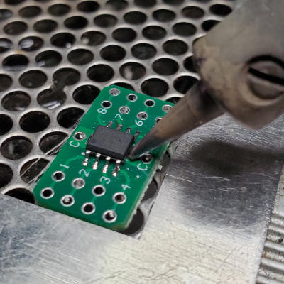 Soldering the SMT module center pad