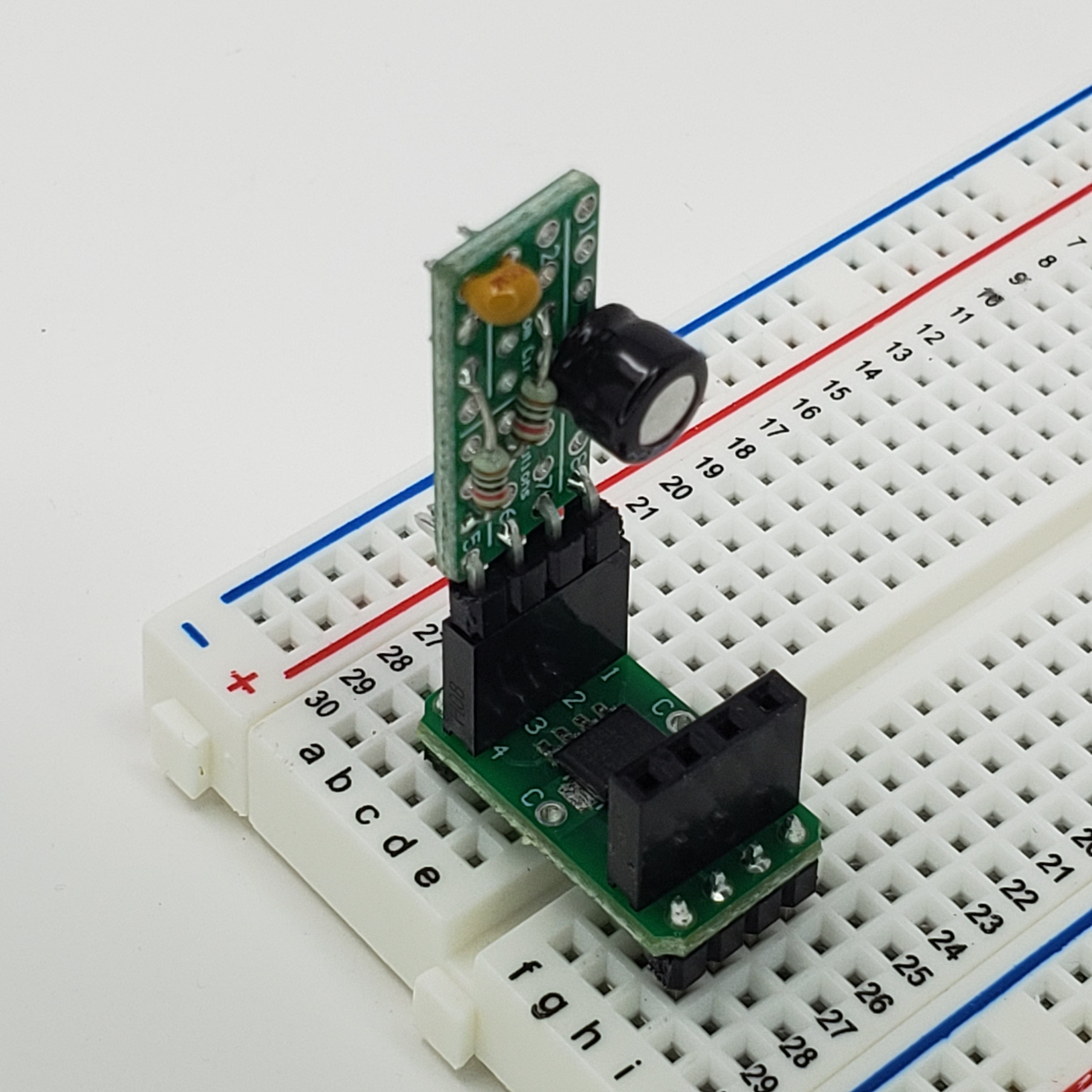 SOT-6 to 6-Pin DIP Adapter Header with Integrated SMT Pads (12 Pieces)