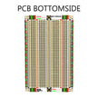 Advanced Solderable Breadboard, 48 Rows, Hybrid Perfboard Includes Integrated 0805/0603 SMD  Pullup/Pulldown/Series Passive Pads - 4 Layer Protoboard with Ground and Power Planes , Size: Large, 2 Pieces