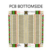 Advanced Solderable Breadboard, 24 Rows, Hybrid Perfboard Includes Integrated 0805/0603 SMD  Pullup/Pulldown/Series Passive Pads - 4 Layer Protoboard with Ground and Power Planes , Size: Medium, 3 Pieces