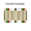 Advanced Solderable Breadboard, 12 Rows, Hybrid Perfboard Includes Integrated 0805/0603 SMD  Pullup/Pulldown/Series Passive Pads - 4 Layer Protoboard with Ground and Power Planes , Size: Mini, 4 Pieces