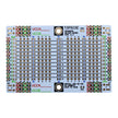 Advanced Solderable Breadboard, 12 Rows, Hybrid Perfboard Includes Integrated 0805/0603 SMD  Pullup/Pulldown/Series Passive Pads - 4 Layer Protoboard with Ground and Power Planes , Size: Mini, 4 Pieces