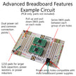 Advanced Solderable Breadboard, 24 Rows, Hybrid Perfboard Includes Integrated 0805/0603 SMD  Pullup/Pulldown/Series Passive Pads - 4 Layer Protoboard with Ground and Power Planes , Size: Medium, 3 Pieces