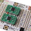 Advanced Solderable Breadboard, 24 Rows, Hybrid Perfboard Includes Integrated 0805/0603 SMD  Pullup/Pulldown/Series Passive Pads - 4 Layer Protoboard with Ground and Power Planes , Size: Medium, 3 Pieces