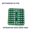SOIC-16 To 16-Pin DIP Solder Adapter Boards with Integrated SMT Pads (6 Pieces)