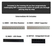 Intermediate Level SMD Soldering Practice Kit - Includes Solder Practice Board, PCB Components, and Guided Surface Mount Soldering Instructions