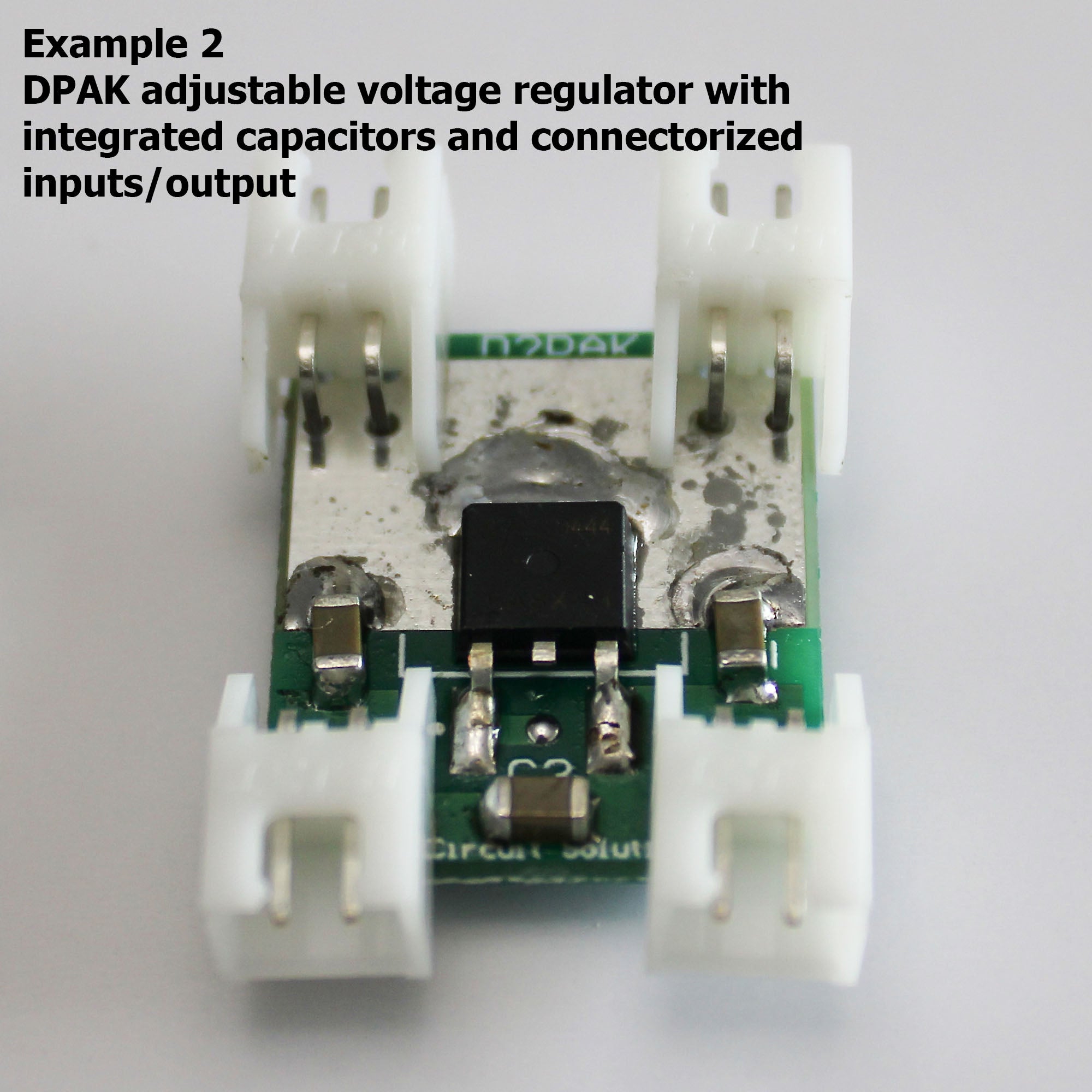 D2PAK (DPAK) to DIP Adapter Header with Integrated SMT Pads (8 Pieces)