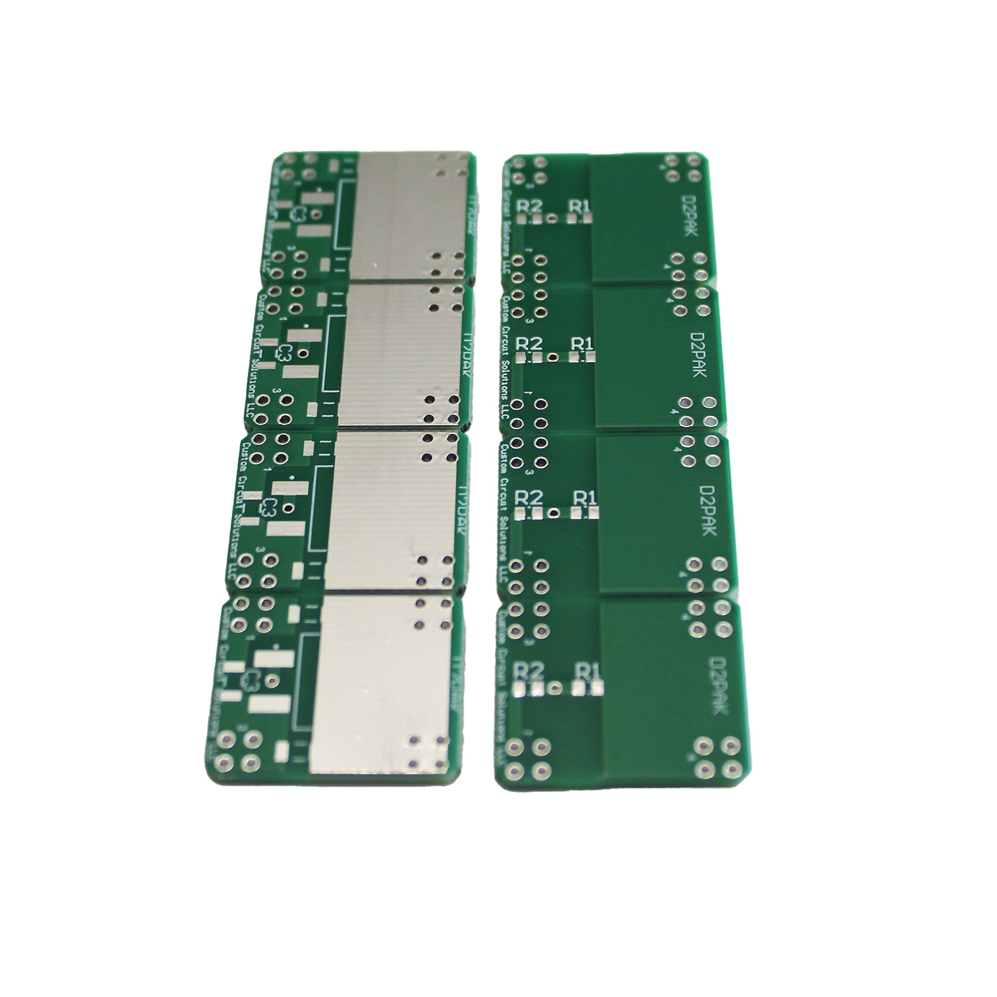 D2PAK (DPAK) to DIP Adapter Header with Integrated SMT Pads (8 Pieces)