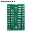 Microcontroller Solder Adapter Compatible with Most PIC16 & PIC18 SOIC-28 Devices, Includes Holes for PicKit Programming Header Pins and Required Capacitors Pads - (Board Only, PCB Parts Not Included)