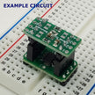 Highly Configurable SMD Resistor/Capacitor to DIP Adapter Header, 0603/0805 Pad Sizes (10 Pieces)
