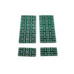 Highly Configurable SMD Resistor/Capacitor to DIP Adapter Header, 0603/0805 Pad Sizes (10 Pieces)