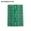 SOIC-28 (Wide) to 28-Pin DIP Adapter Header with Integrated SMT Pads (4 Pieces)