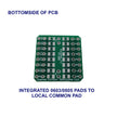 SOP-16 (0.65mm Pitch) to 16-Pin DIP Adapter Header with Integrated SMT Pads (6 Pieces)