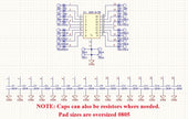 SOP-16 (0.65mm Pitch) to 16-Pin DIP Adapter Header with Integrated SMT Pads (6 Pieces)