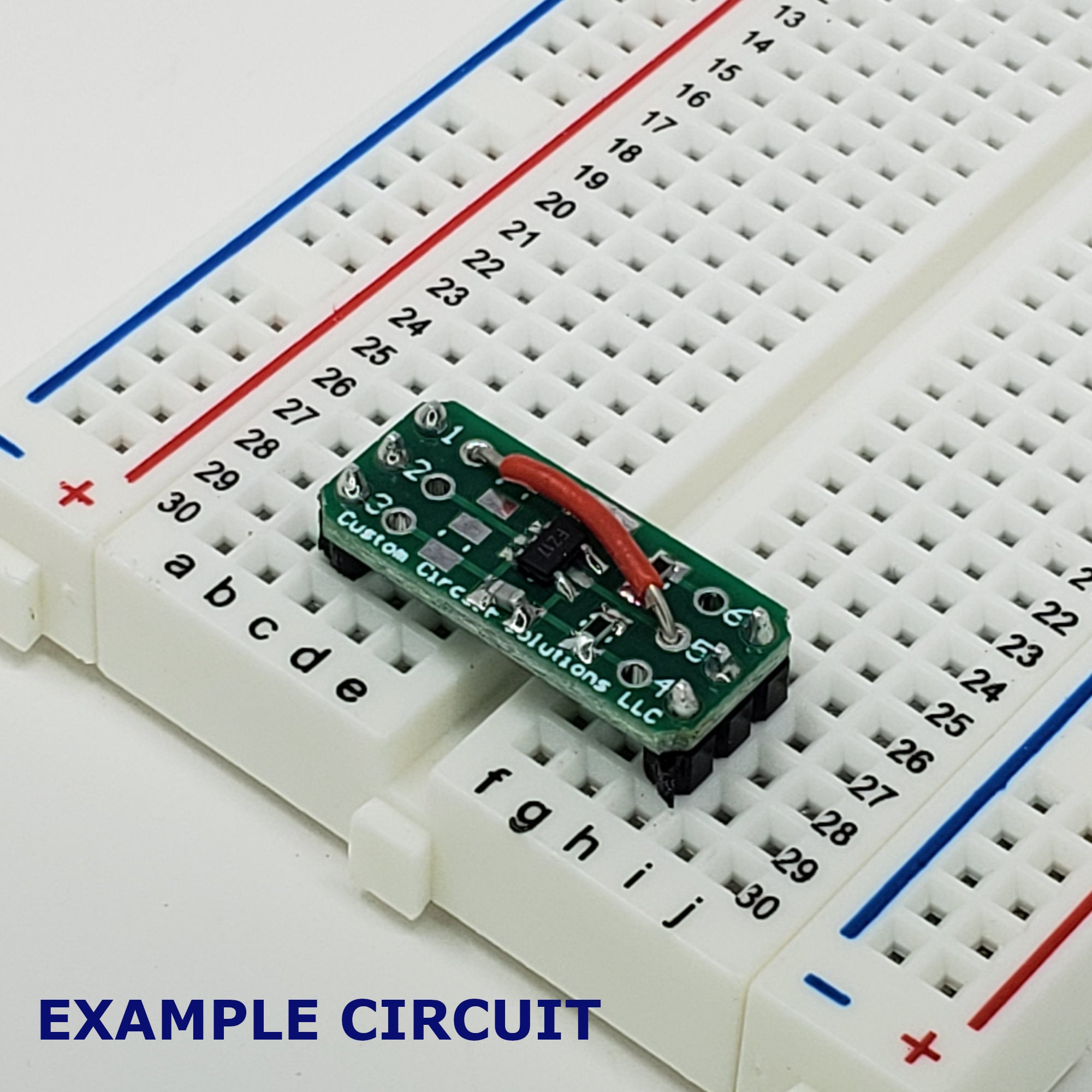 SOT-6 to 6-Pin DIP Adapter Header with Integrated SMT Pads (12 Pieces)