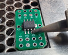 SOIC-8 To 8-Pin DIP Solder Adapter Boards with Integrated SMT Pads (10 Pieces)