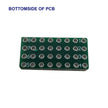 Expandable Through Hole Solder Adapter Board, 8 Pins, 4 Positions Each Pin, 0.1