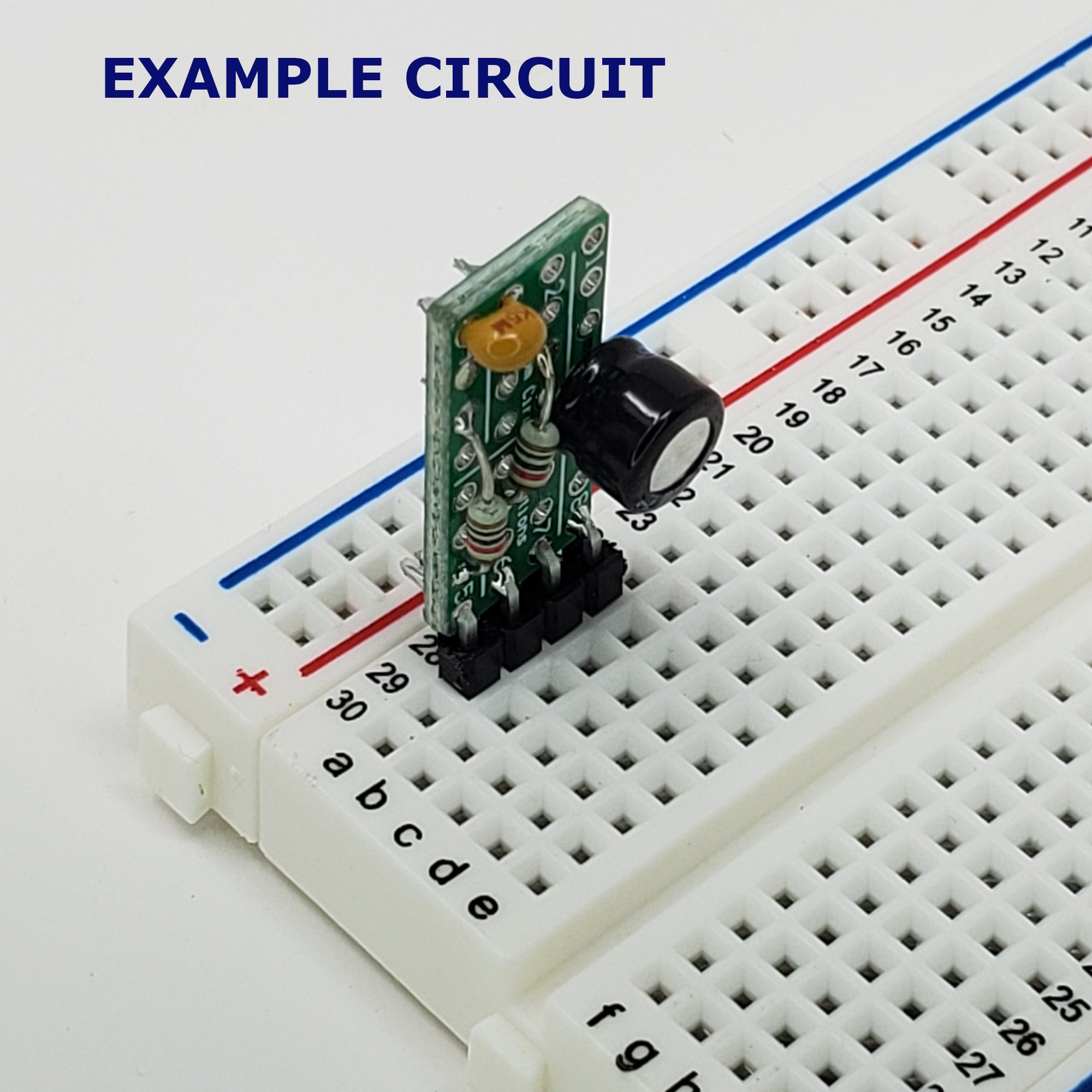 Expandable Through Hole Solder Adapter Board, 8 Pins, 4 Positions Each Pin, 0.1