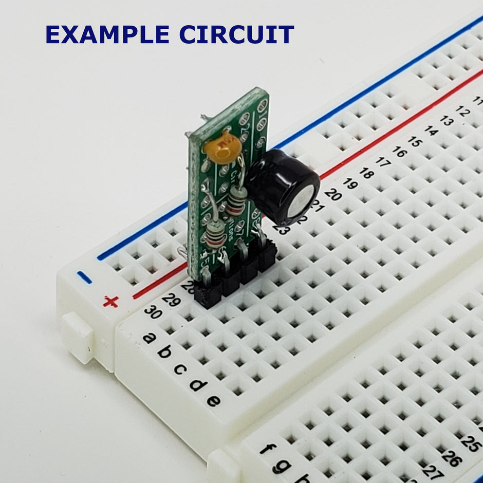 Expandable Through Hole Solder Adapter Board, 8 Pins, 4 Positions Each Pin, 0.1