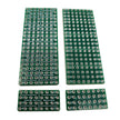 Expandable Through Hole Solder Adapter Board, 8 Pins, 4 Positions Each Pin, 0.1